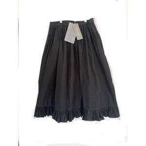 New Roman Black A- Line Skirt Sz 36